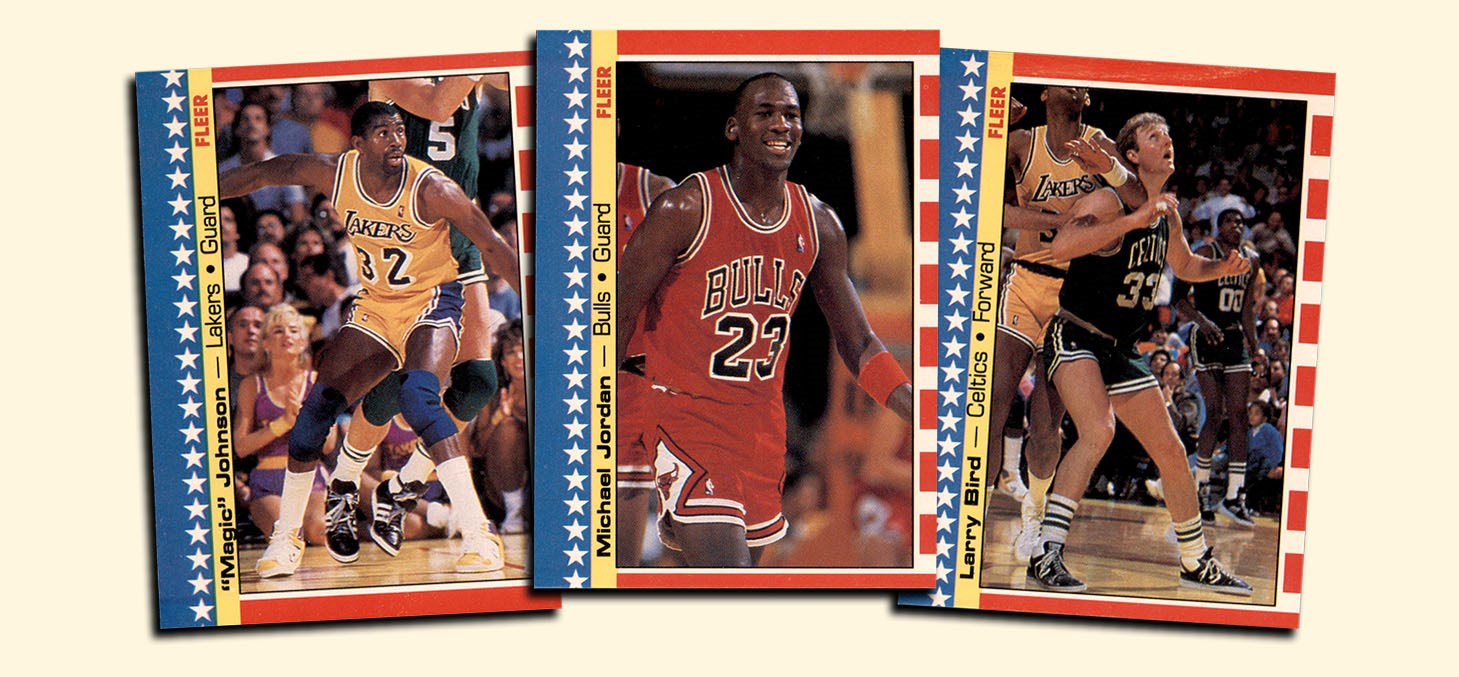 1987-88 Fleer Basketball Stickers 